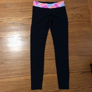 black ivivva leggings size 14 girls. great quality